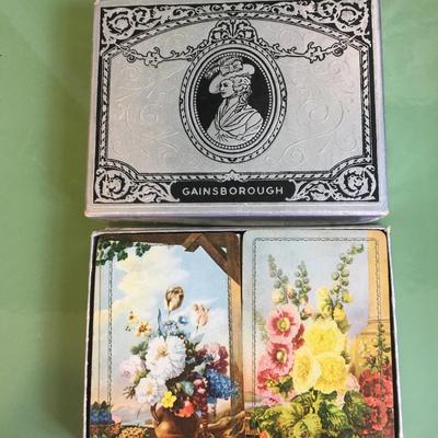 Vintage Gainsborough double deck playing cards