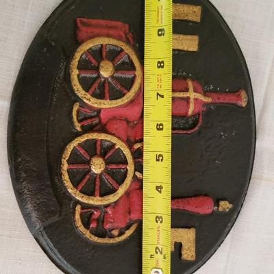 Vintage UF Fire Mark: United Firemen's Insurance Co of Philadelphia Plaque