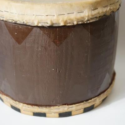 NAVAJO DANCE DRUM /DOUBLE SIDED MID 20TH CENTURY
