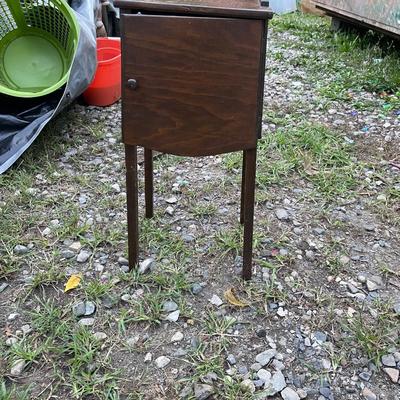 Antique pot cupboard