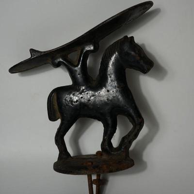 ANTIQUE  CAST IRON HORSE COBBLER STAND