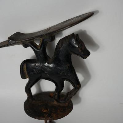 ANTIQUE  CAST IRON HORSE COBBLER STAND