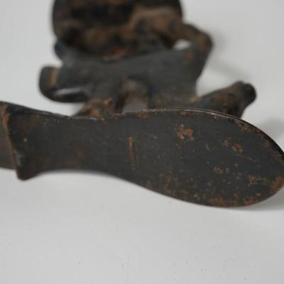 ANTIQUE  CAST IRON HORSE COBBLER STAND