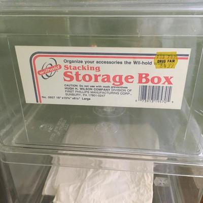 Large Lot of vintage storage boxes with lids