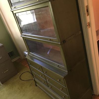 Vintage barrister style bookcase