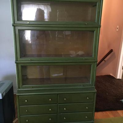 Vintage barrister style bookcase