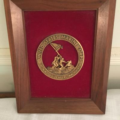 United States Marine Corp Placque