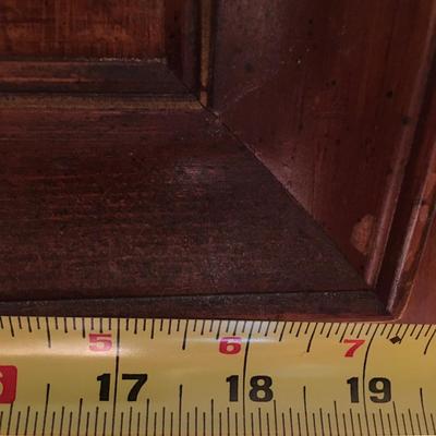 Vintage wood frame mirror