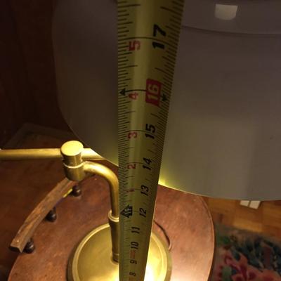 Brass arm table Lamp, Steam Punk!