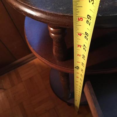 Wood accent table