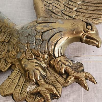 Heavy metal eagle 24" wingspan! Cast metal