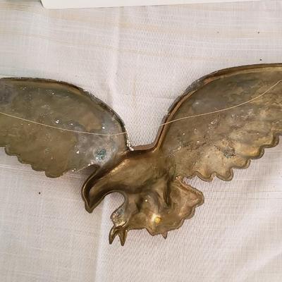 Heavy metal eagle 24" wingspan! Cast metal