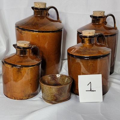 Brown canisters