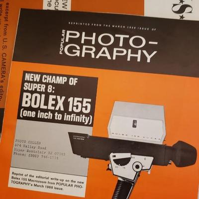Bolex movie camera