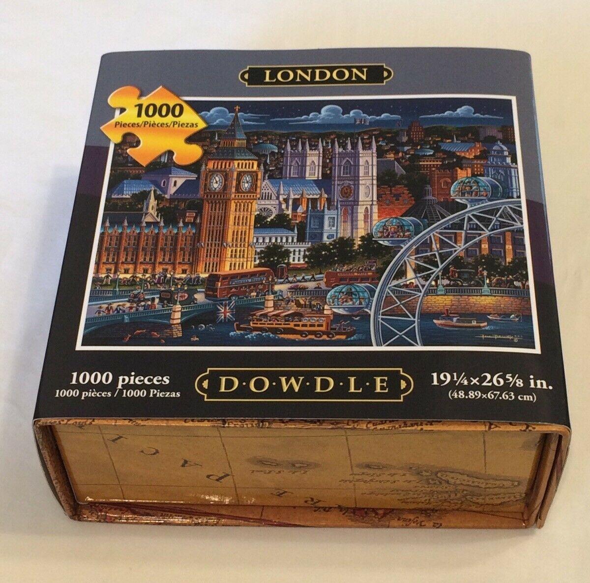 London Jigsaw Puzzle 1000 Pieces by Dowdle Folk Art 19 1/4" x 26 5/8