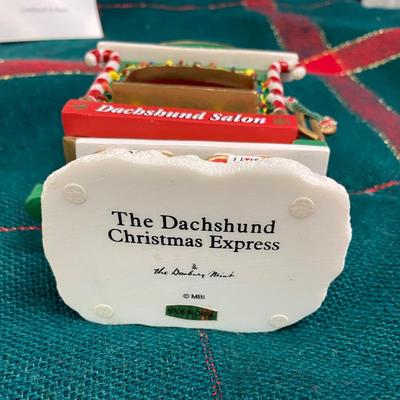 Danbury Mint Dachshund Christmas Express