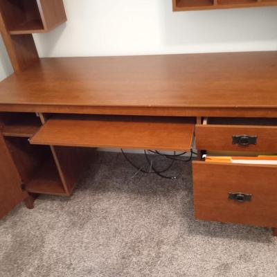 LOT 127  COMPUTER DESK WITH A HUTCH (Office)