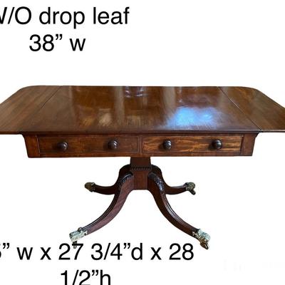 Walnut Dropleaf Table