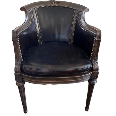Beautiful Black Leather Chair