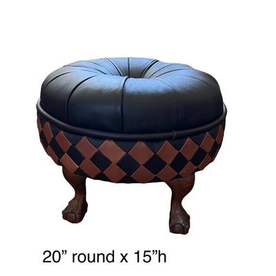 Leather Foot Stool