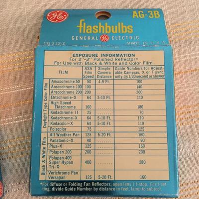 Vintage flash bulbs