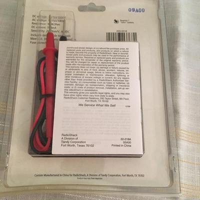 Radio Shack multimeter