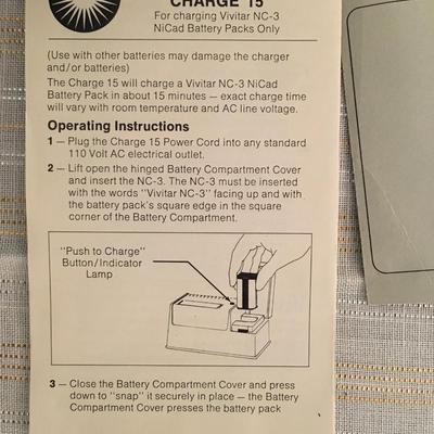 Vivitar charger 15