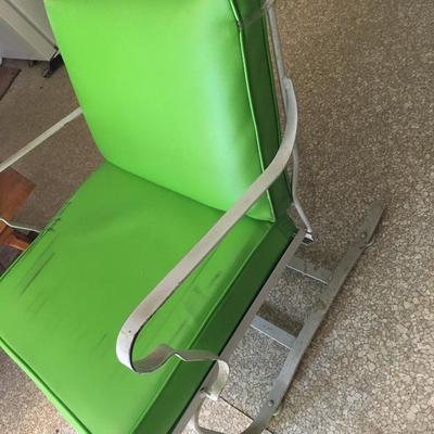 Two Vintage metal garden chairs Patio Porch
