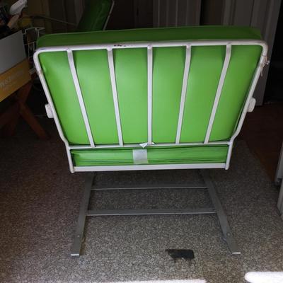 Two Vintage metal garden chairs Patio Porch