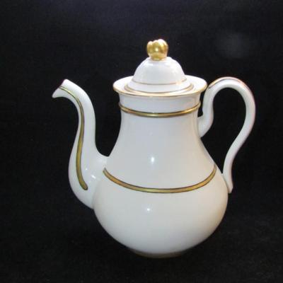 Two Teapots- Roses and White with Gold (#70)