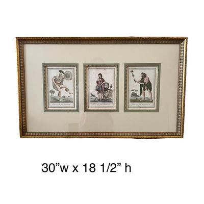 Framed Picture Roman Empire Theme