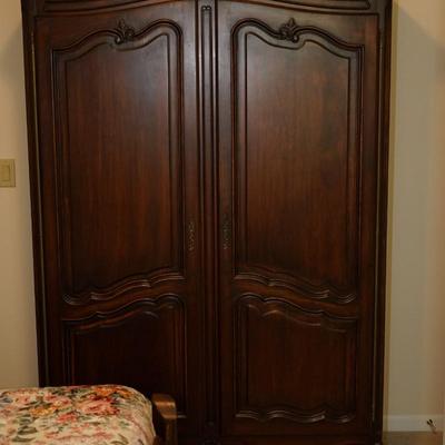 FRENCH STYLE ARMOIR/ SHELVES.