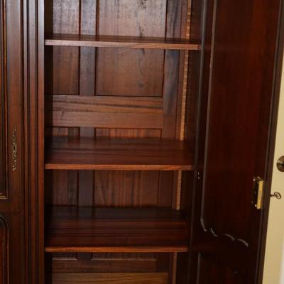 FRENCH STYLE ARMOIR/ SHELVES.