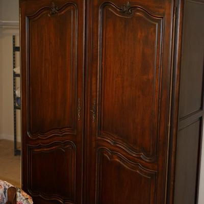 FRENCH STYLE ARMOIR/ SHELVES.