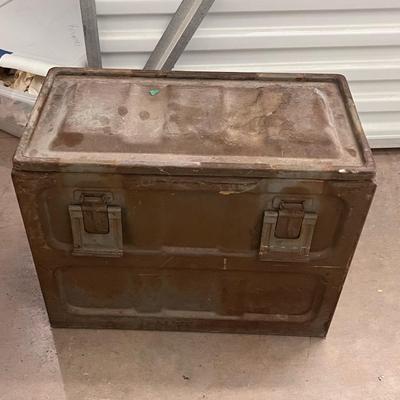 Vintage military Storage box