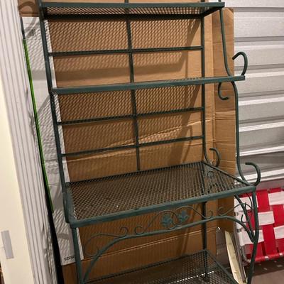 Green Metal Shelf