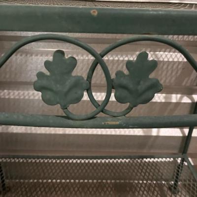 Green Metal Shelf