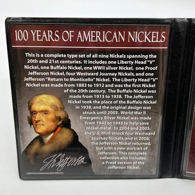 FIRST COMMEMORATIVE MINT INC ~ 100 Year Of American Nickels