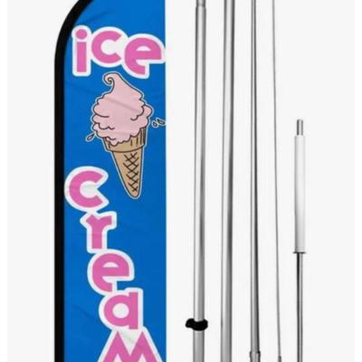 Ice Cream Flag sign