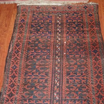 MIDDLE EASTERN ORIENTAL RUG 55" BY 35"