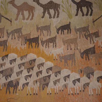 MIDDLE EASTERN ORIENTAL RUG 55" BY 35"