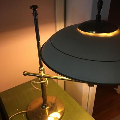 Swivel table Lamp brass and metal, steam punk! MCM