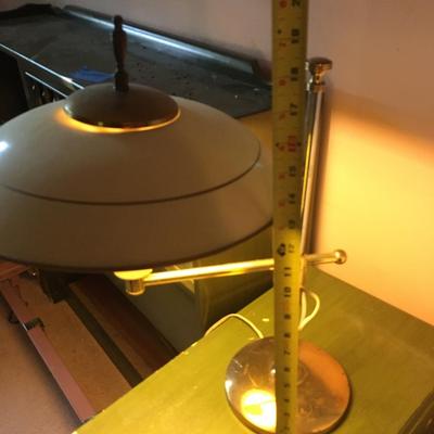Swivel table Lamp brass and metal, steam punk! MCM