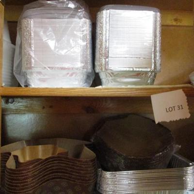 Disposable Foil Containers/Paper Bake Pans
