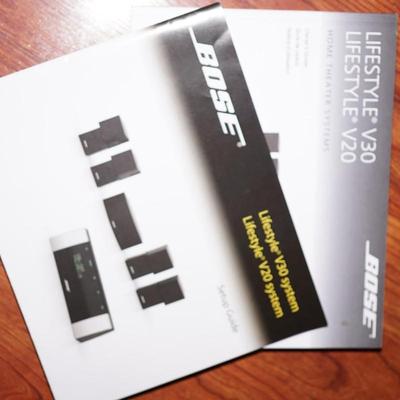 BOSE LIFESTYLE V35/V25 HOME ENTERTAINMENT SYSTEM. WITH STANDS