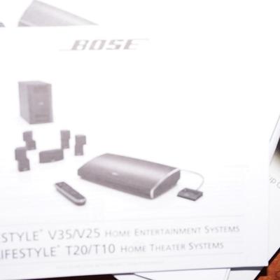 BOSE LIFESTYLE V35/V25 HOME ENTERTAINMENT SYSTEM. WITH STANDS