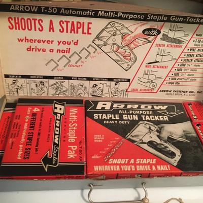 Arrow staple gun tacker set
