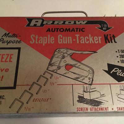 Arrow staple gun tacker set