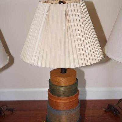 LAMP MADE W/S SHAKER STYLE PANTRY BOXES DOVETAILED