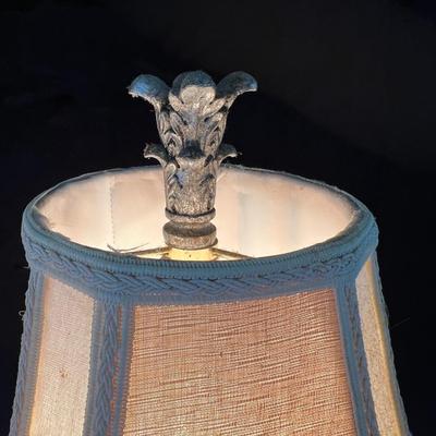 Pair of Metal and Stone Lamps  (BB-JM)